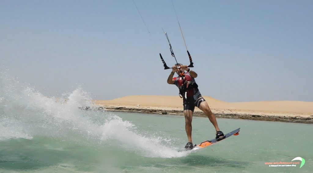 Pressione, centralità equilibrio e grande scorrevolezza per un buon salto nel kitesurf