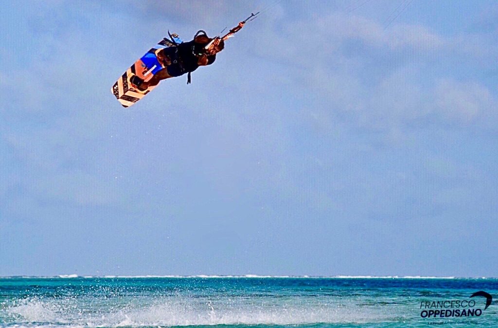 Uso del trim kite nel freestyle.
