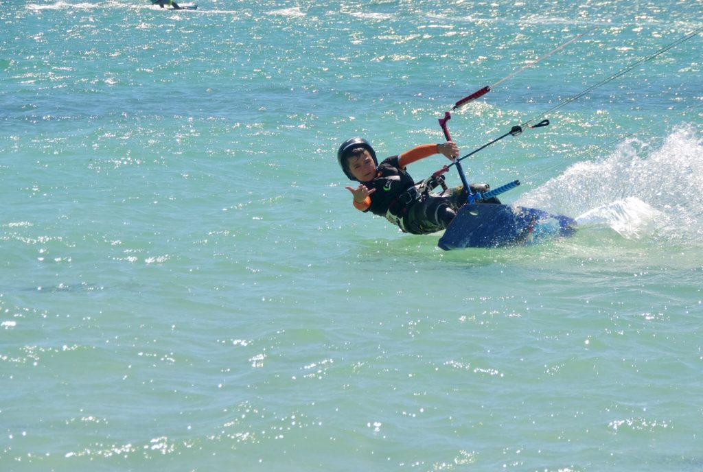 La bolina nel kitesurf