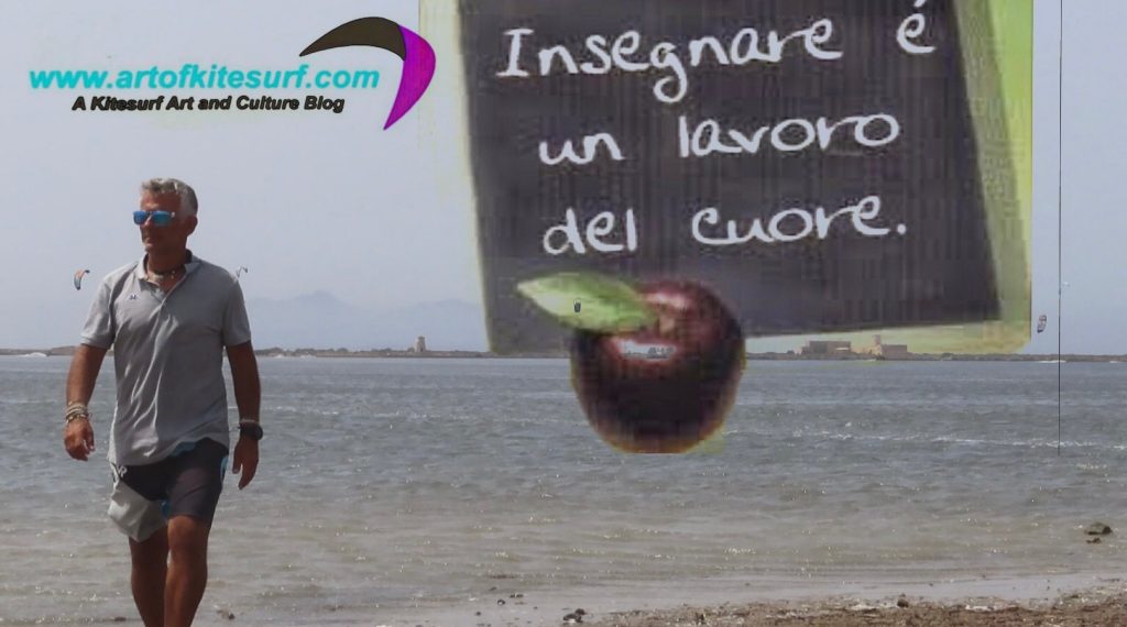 Tuo figlio nel kitesurf