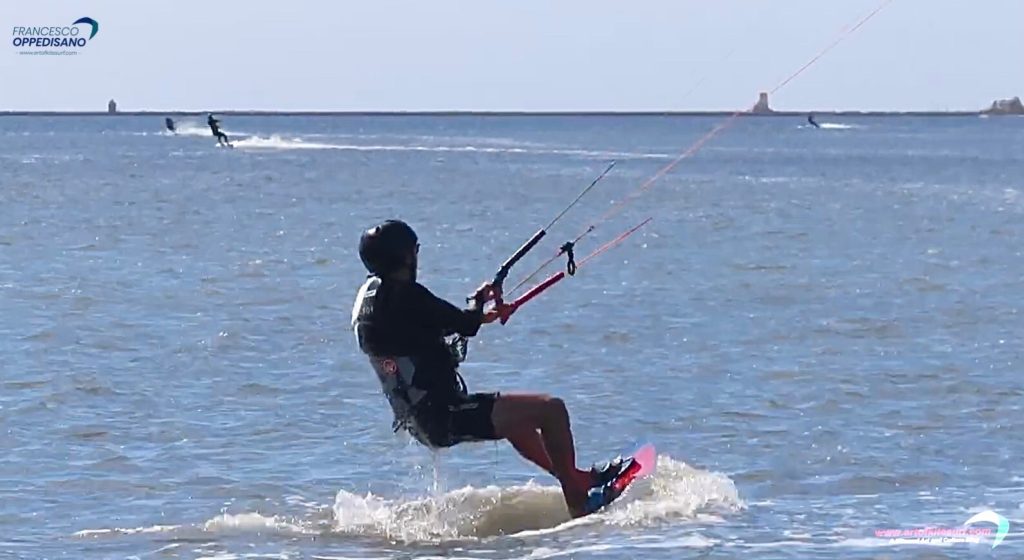 La partenza nel kitesurf