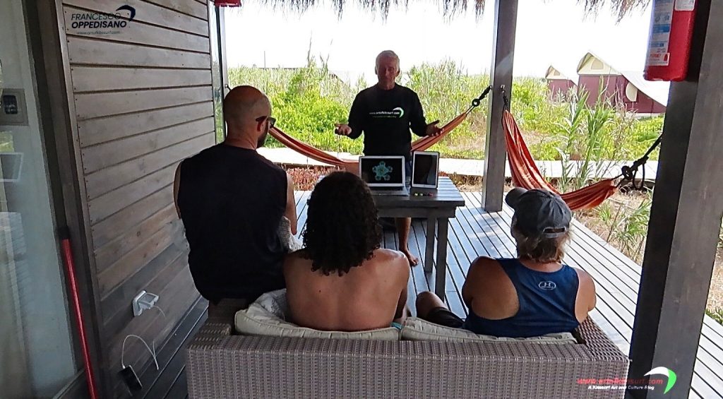 La partenza nel kitesurf