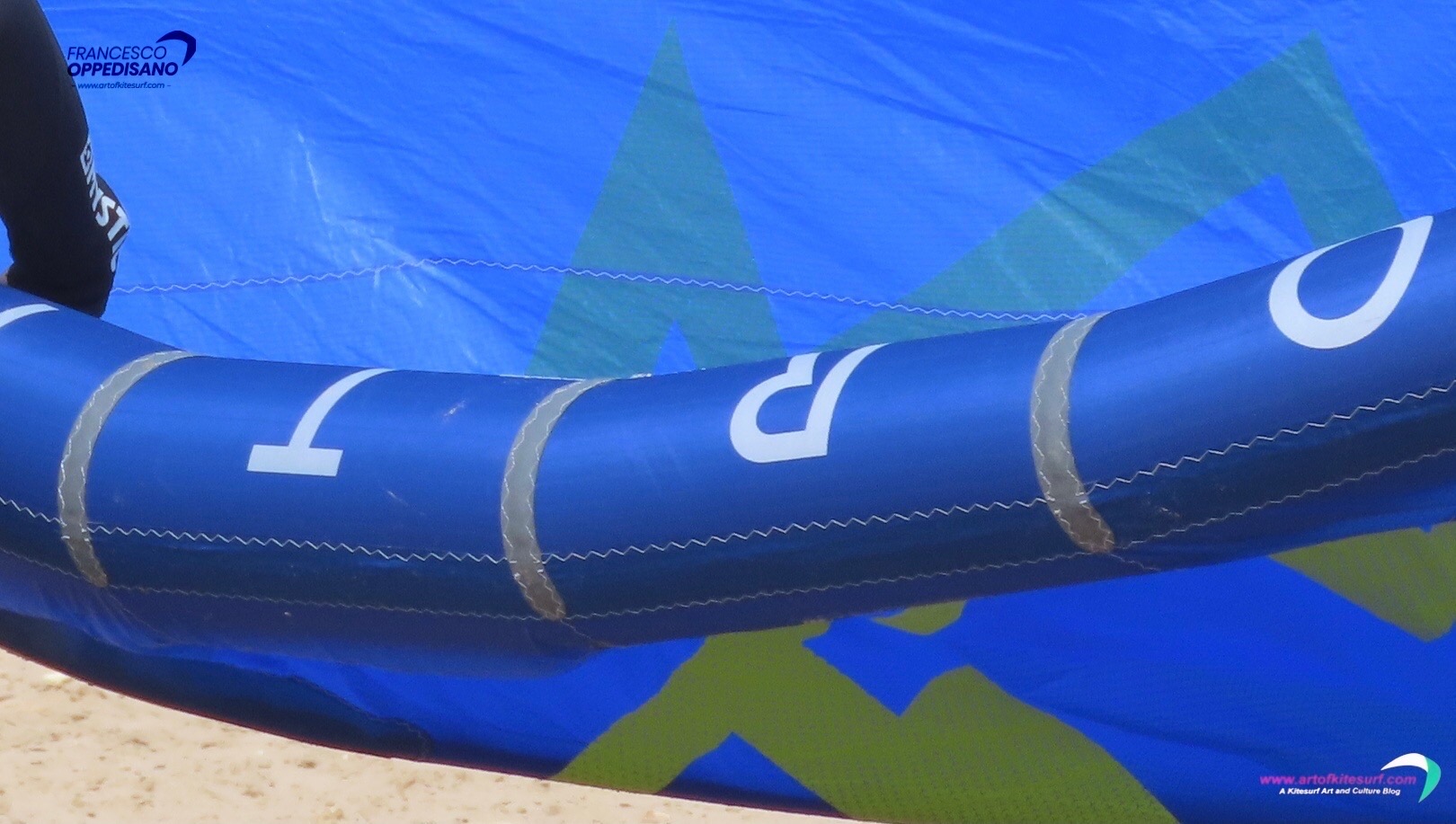 L'usato nel kitesurf ,esamina bene le cuciture della leading edge.