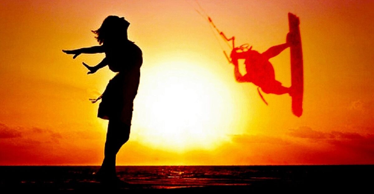 kitesurf l'esercizio fisico