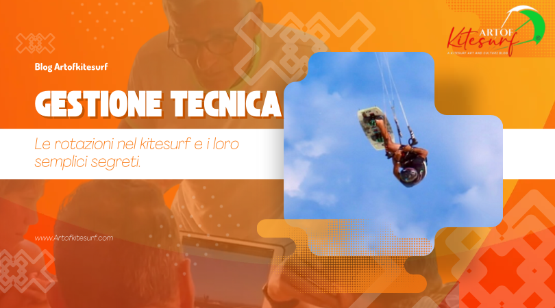 Le rotazioni nel kitesurf