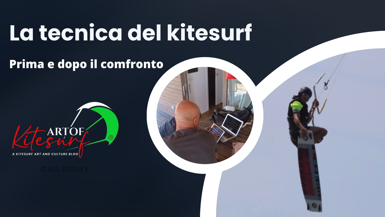 tecnica del kitesurf il confronto del prima e del dopo