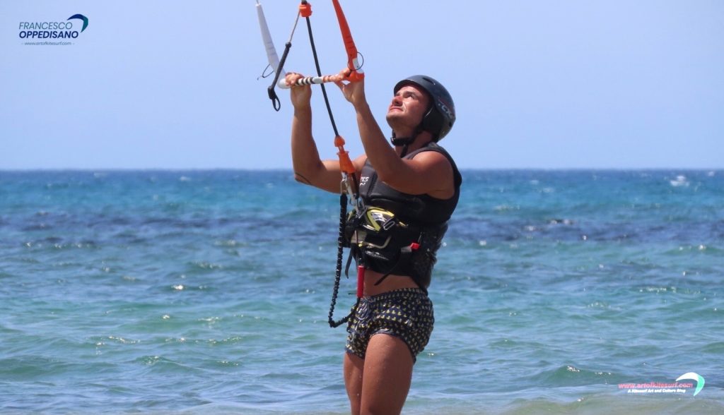 Kitesurf la barra
