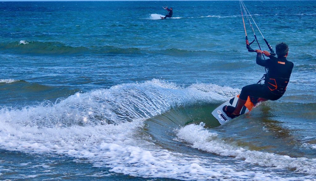 La centralità nel kitesurf proiezione sulla tavola