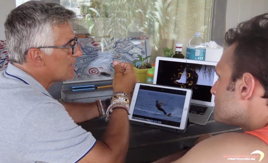 Il tutorial nel kitesurf allievo Artofkitesurf