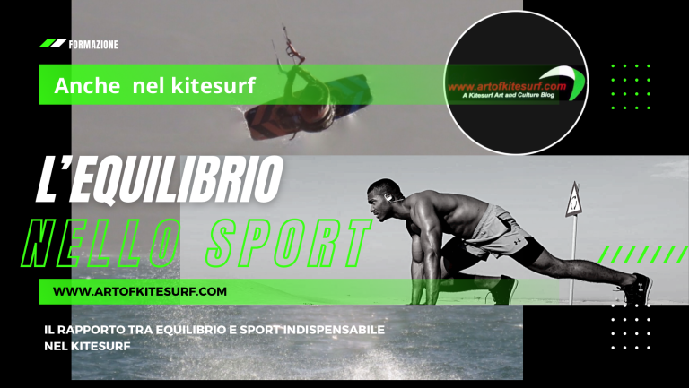 Equilibrio nel kitesurf
