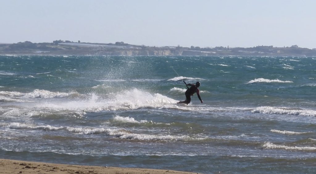 Il chop nel kitesurf diminuire la velocità, prima regola