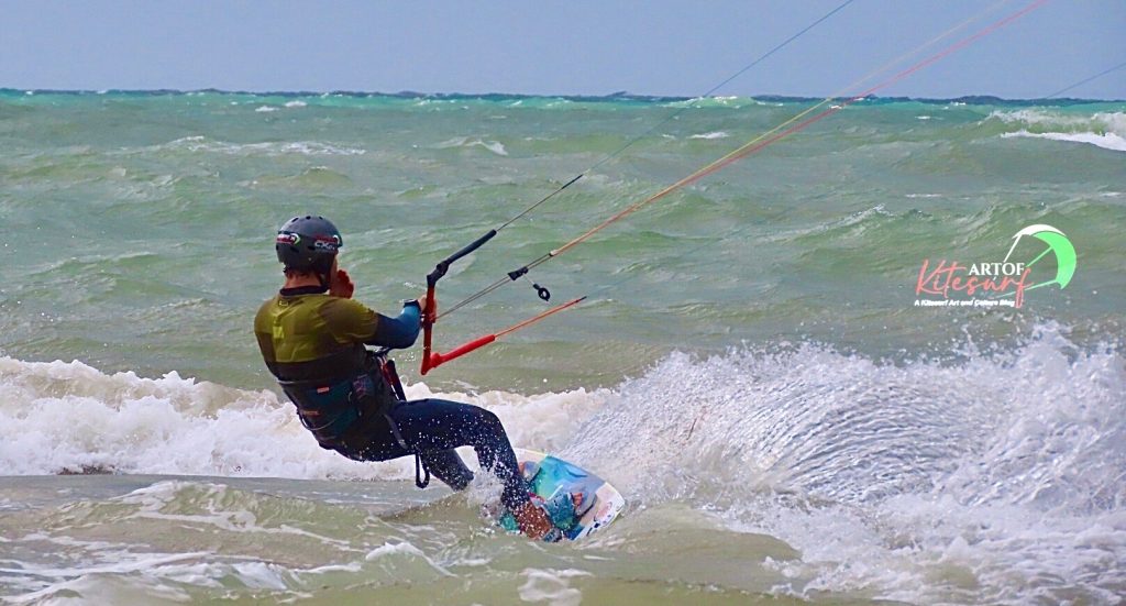 Il chop nel kitesurf la partenza un momento delicato per tutti