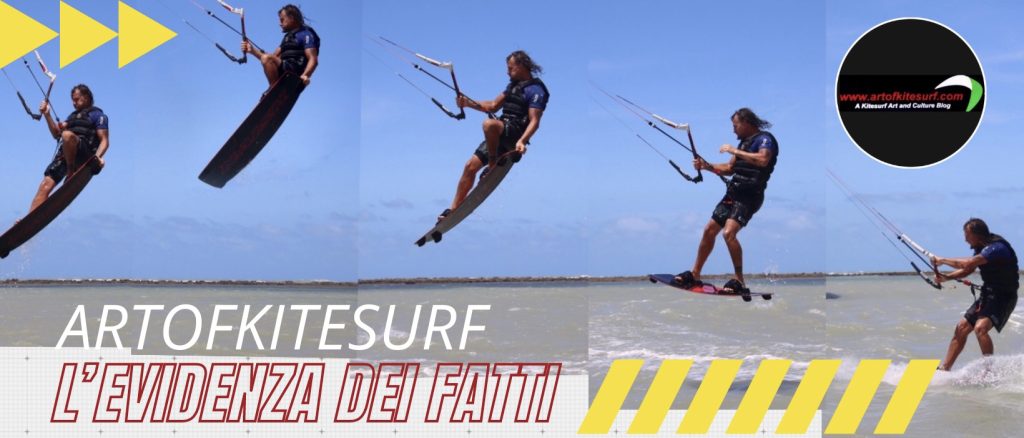 Transizioni nel kitesurf allievo Artofkitesurf