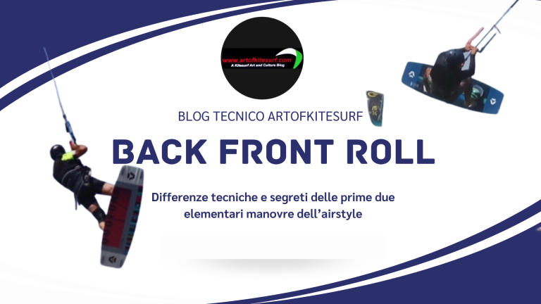 Back e front roll differenze tecniche nel kitesurf