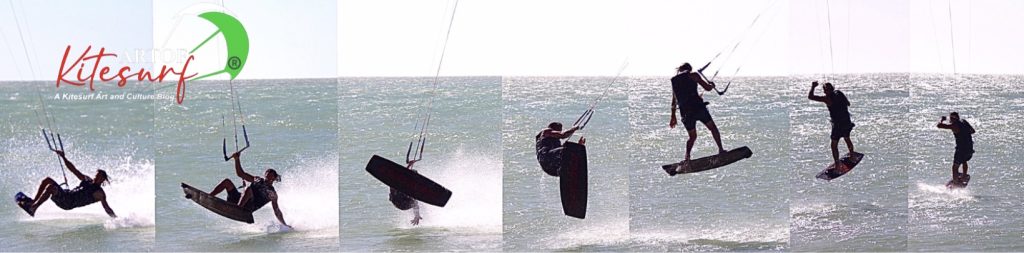 Allievo Artofkitesurf durante un suo personal