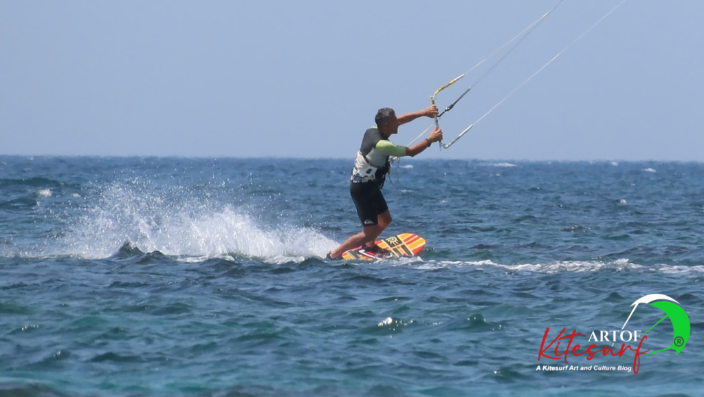 Navigare strapless allievo Artofkitesurf