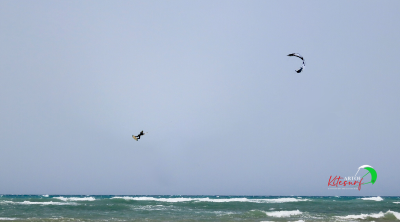 La vela nel kitesurf allievo Artofkitesurf Il controllo porta consapevolezza, forza e coraggio