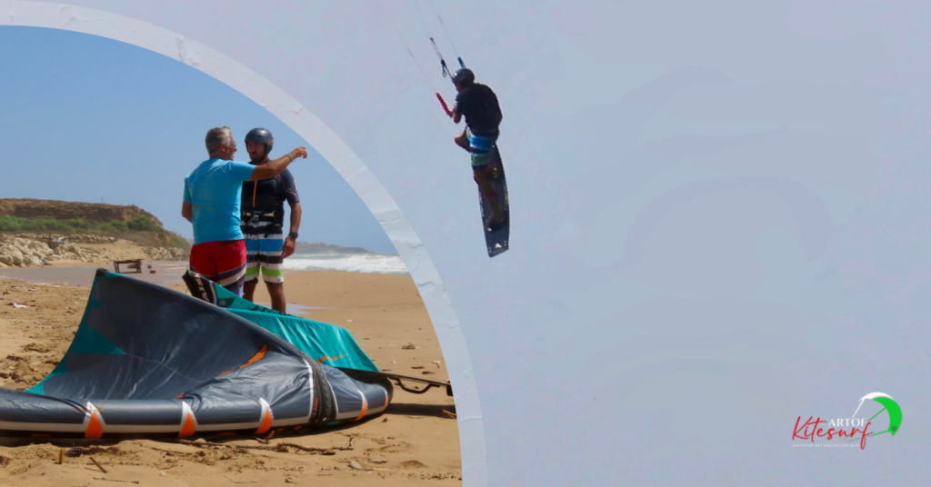 Crescita nel kitesurf allievo Artofkitesurf