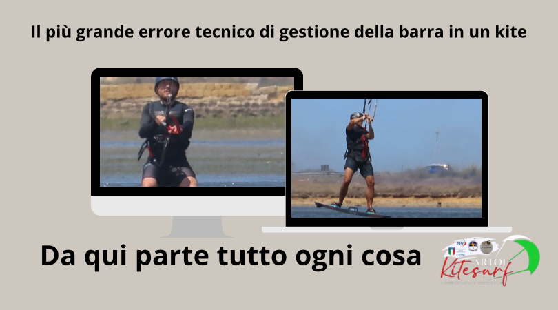 Rotazioni nel kitesurf il più grande errore tecnico