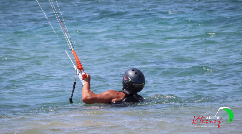 Il body drag allievo Artofkitesurf