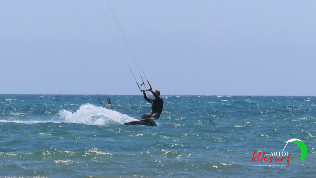 Front loop nel kitesurf terzo step