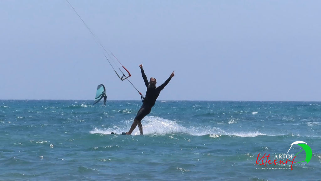 Front roll nel kitesurf settimo step