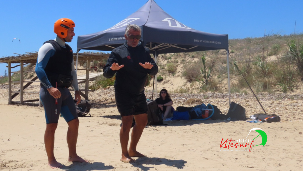 Apprendimento motorio allievo Artofkitesurf