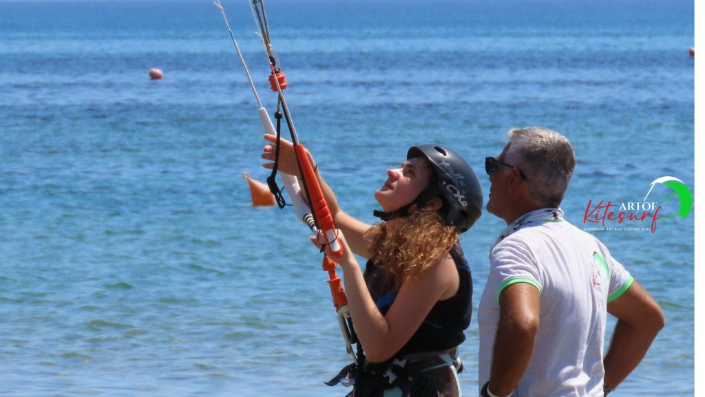 Timing apprendimento motorio allieva Artofkitesurf