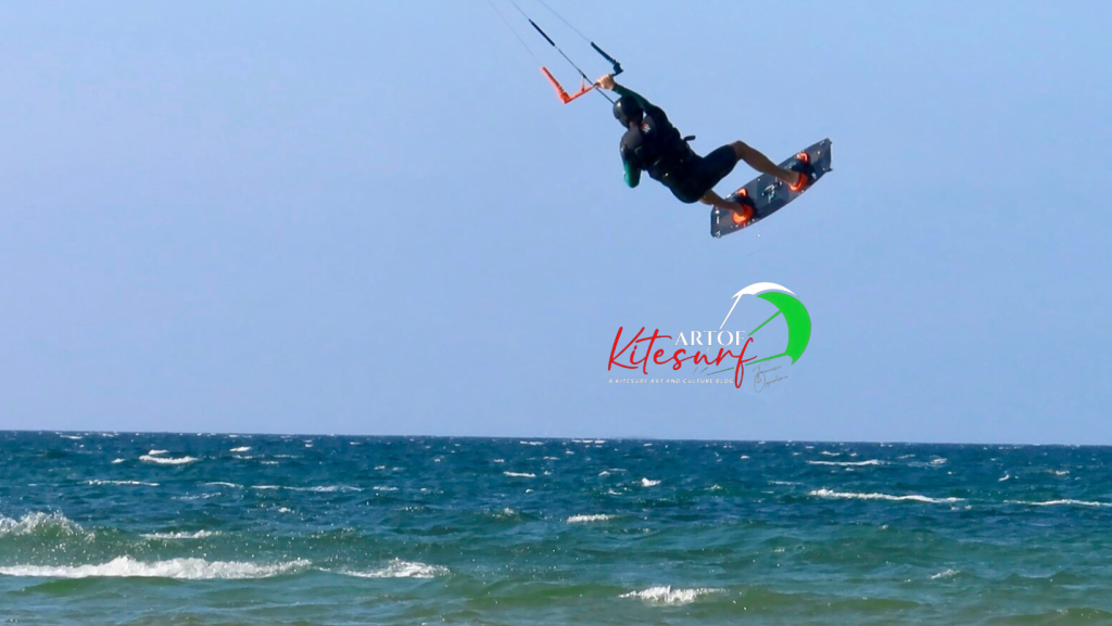 Centralità nel kitesurf Francesco allievo Artofkitesurf 