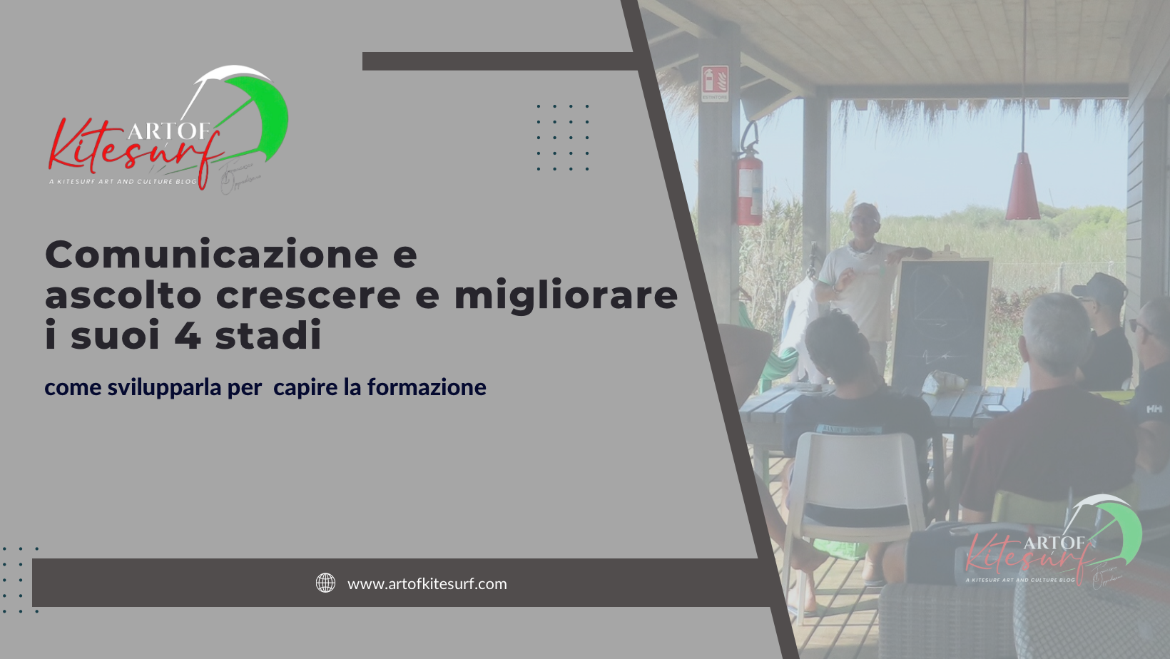 Comunicazione e ascolto nel kitesurf