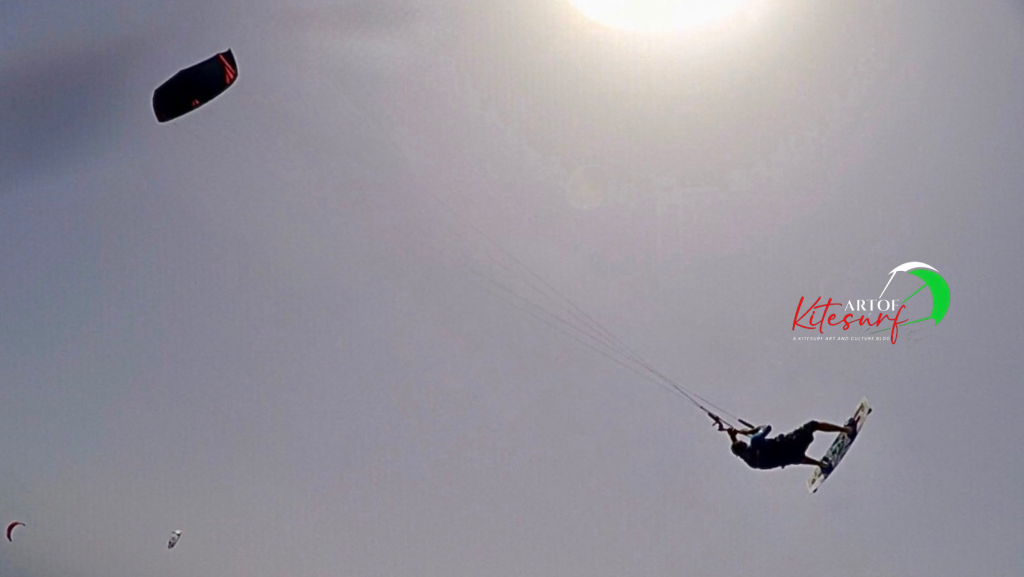 Il  fondamentale rapporto tra la vela e il rider. Allievo Artofkitesurf