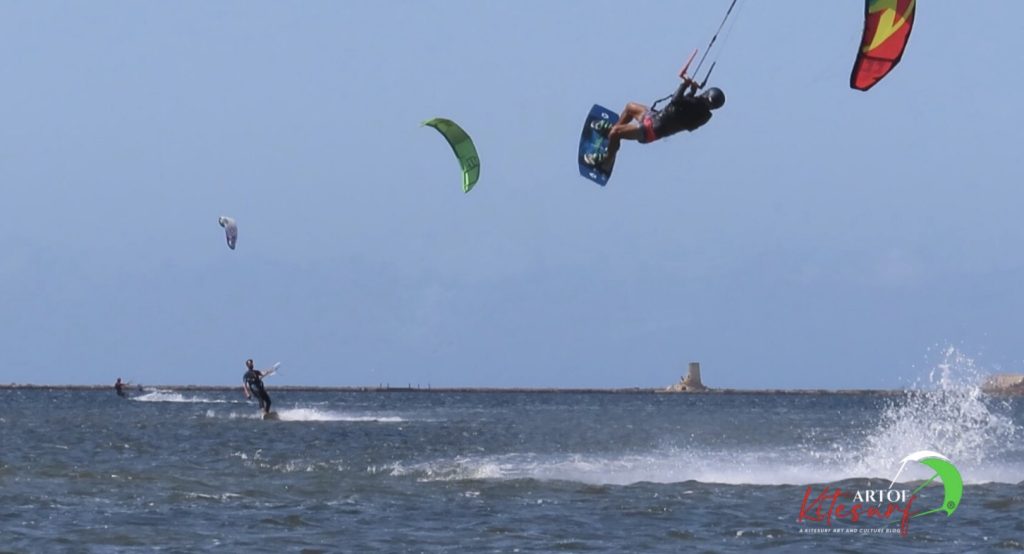 Allievo Artofkitesurf il controllo dell'iper rotazione nel kitesurf