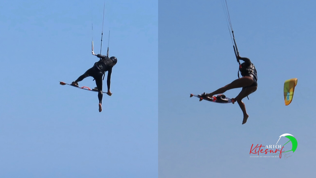 Allieva Artofkitesurf sapere e scoprire il kitesurf