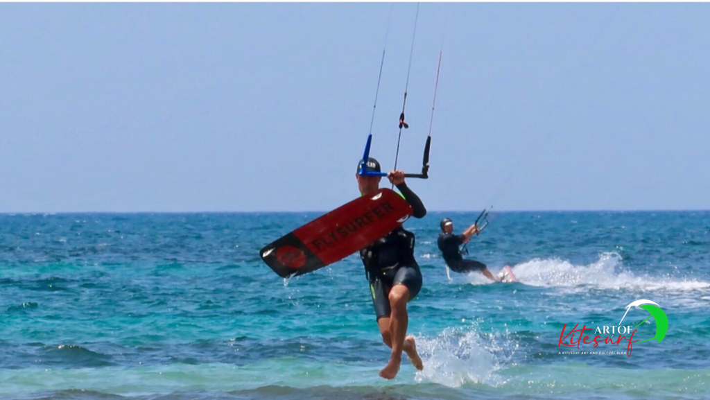 Un allievo Artofkitesurf dentro al suo sogno realizzato 