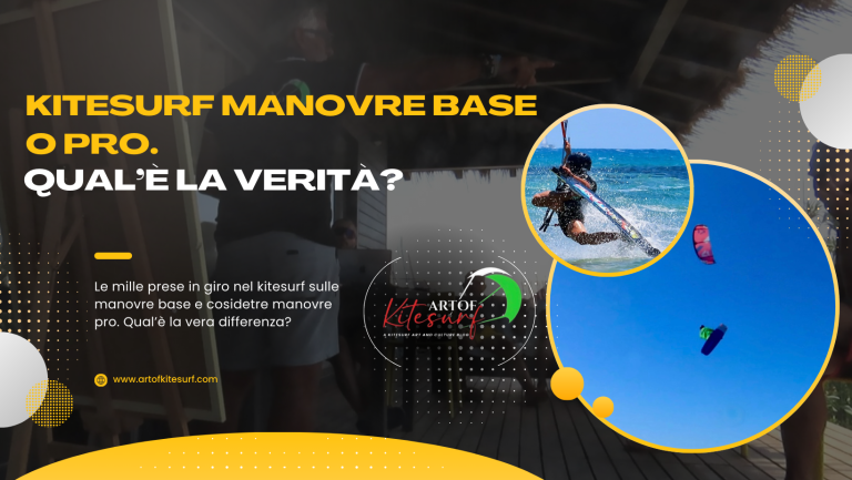 Manovre base e pro nel kitesurf