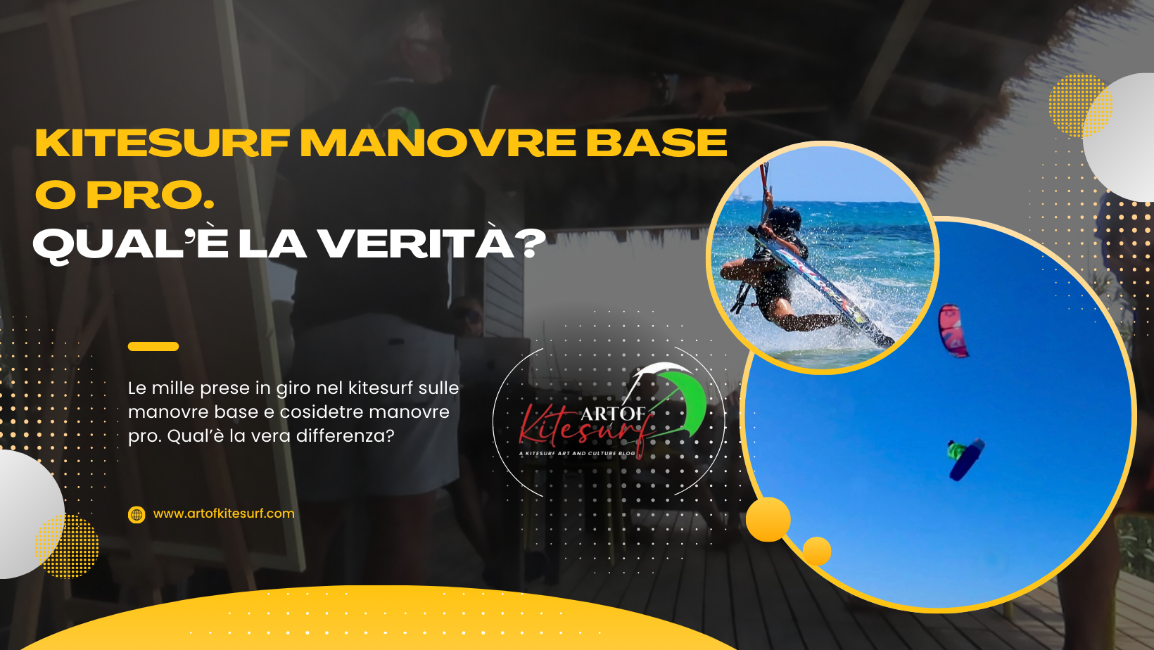 Manovre base e pro nel kitesurf